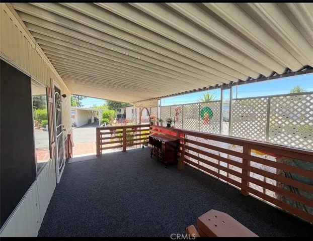 Front deck