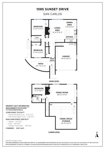 1085 Sunset Drive, San Carlos, California 94070