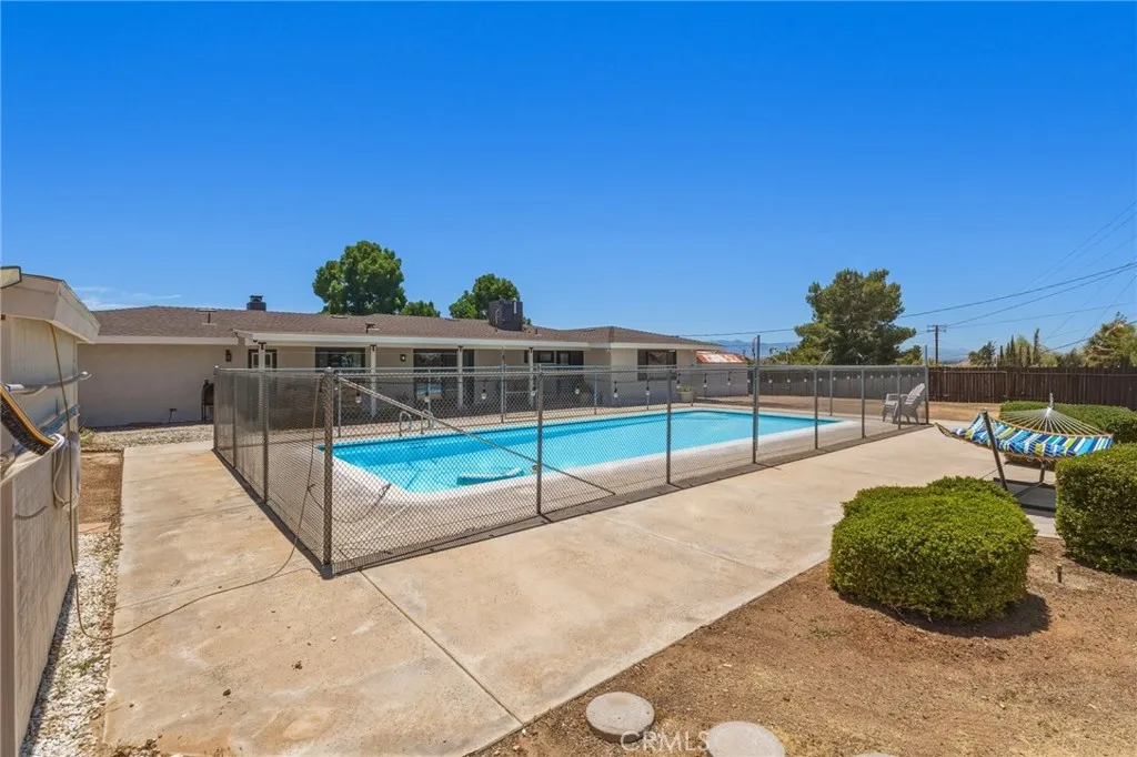 Securely gated pool