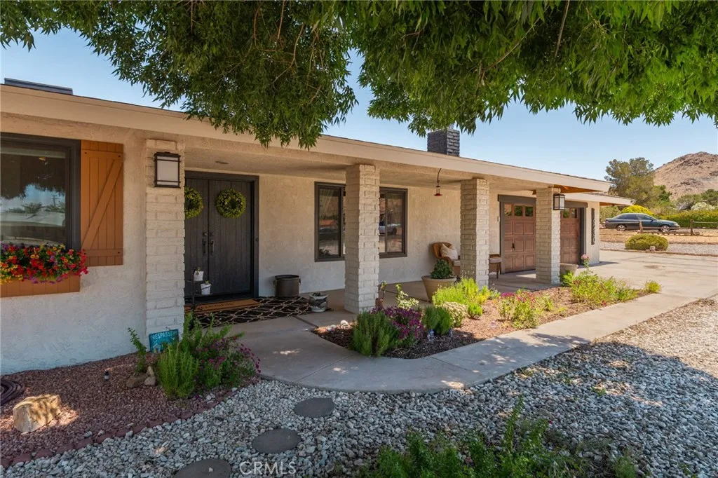 Front of house and front door