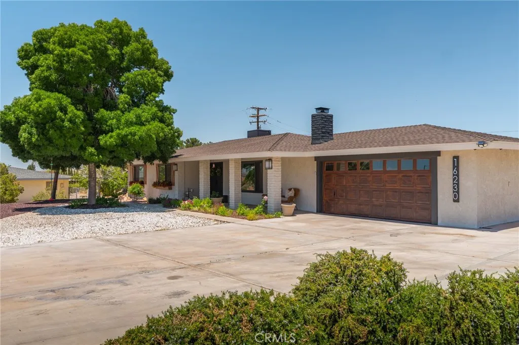 Front of house from side