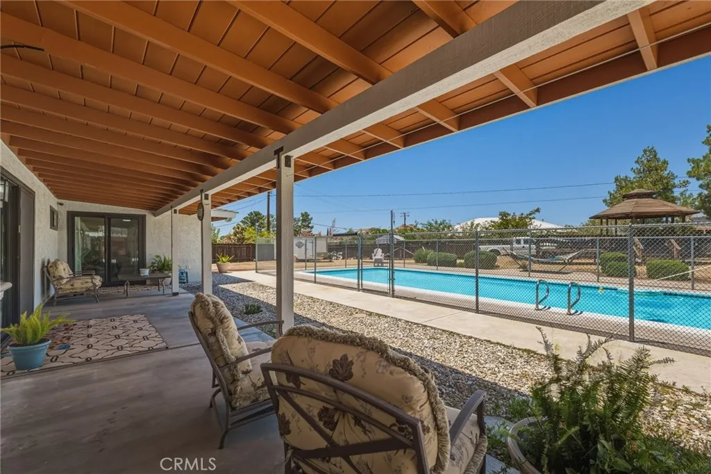Back covered patio