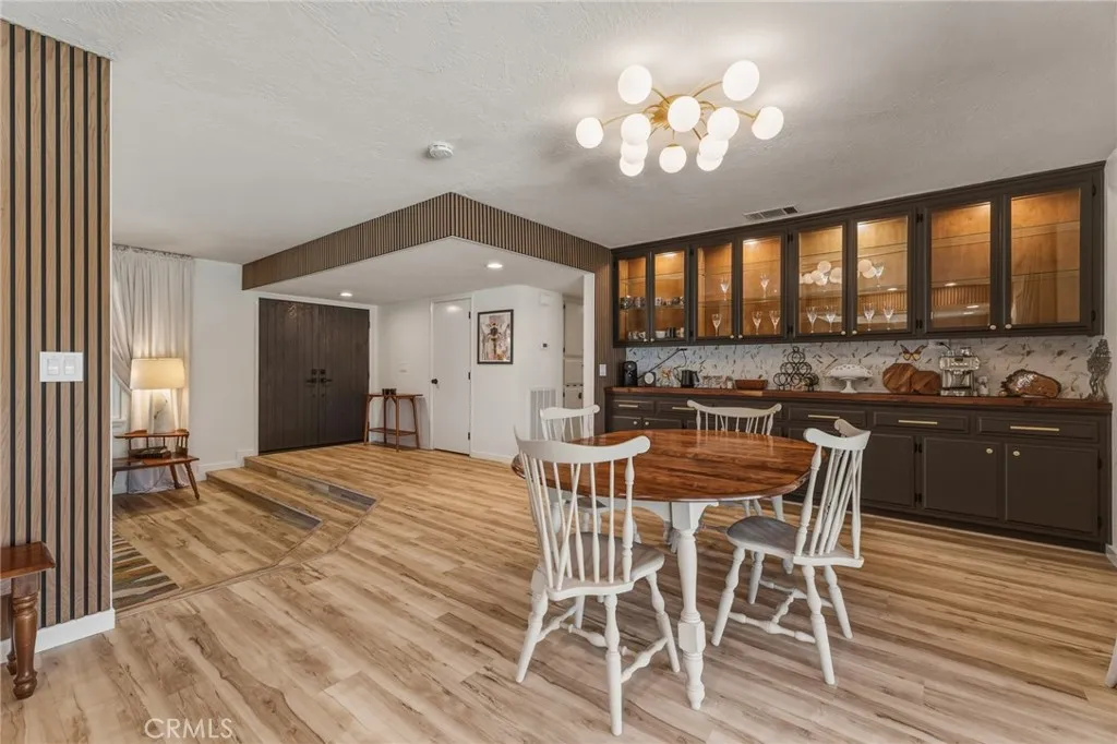 Dining area and coffee bar