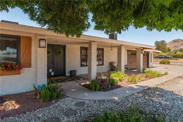 Front of house and front door