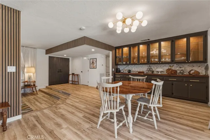 Dining area and coffee bar
