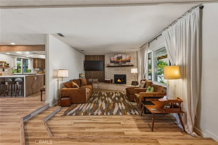 Sunken living room