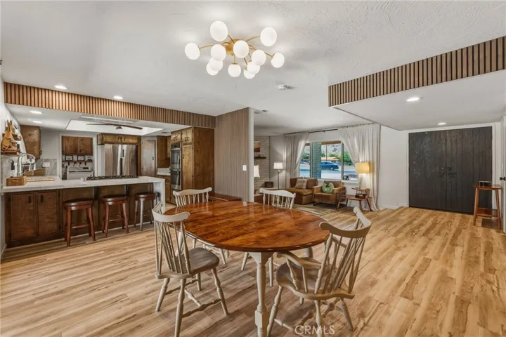 Dining area view