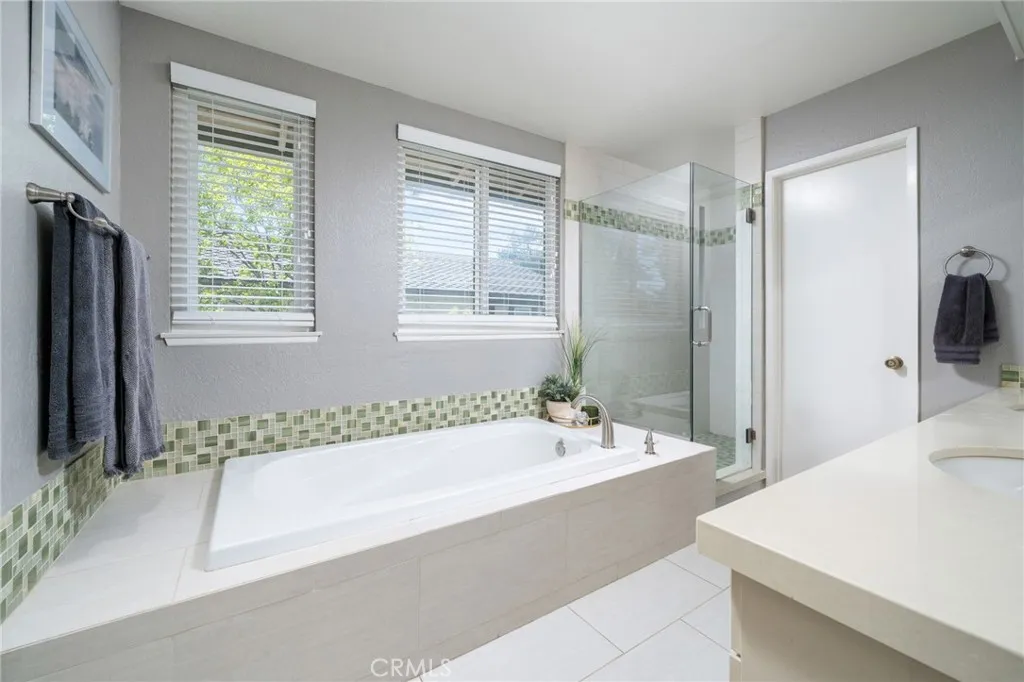Master Bath with walk-in closet