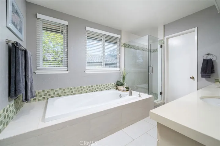 Master Bath with walk-in closet