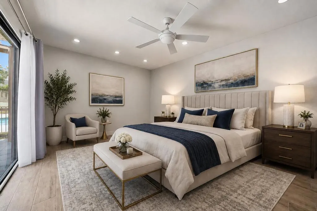Staged- Primary Bedroom 1