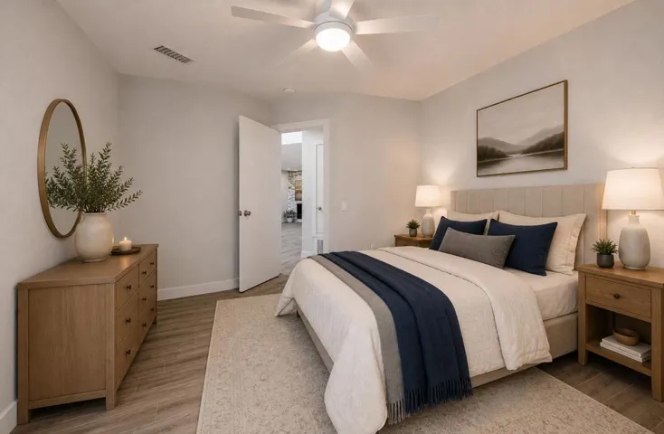 Staged- Guest Bedroom 2