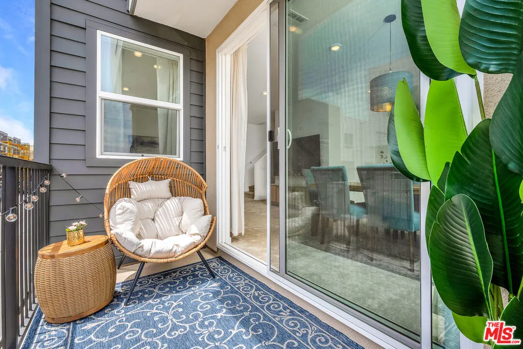 Patio with Oversized Chair