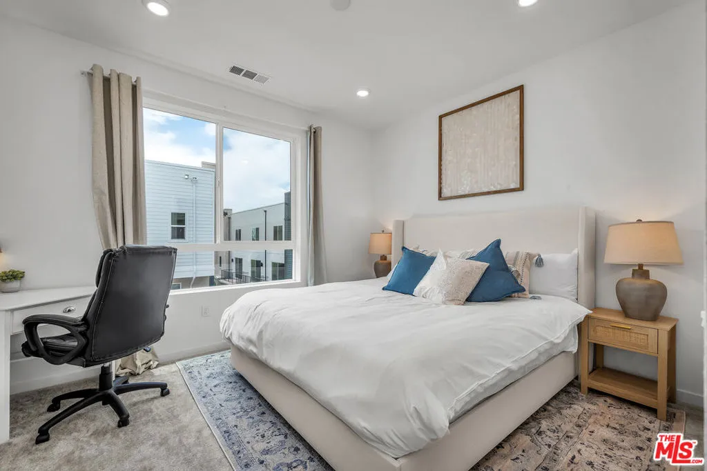 Bright Master Bedroom with Cal