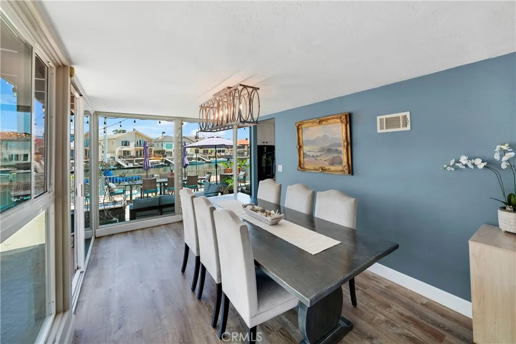 Dining Room with Harbour Views