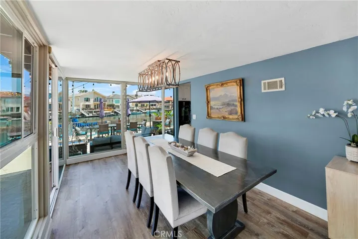 Dining Room with Harbour Views