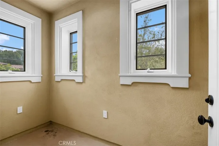 enclosed space off upstairs secondary bedroom