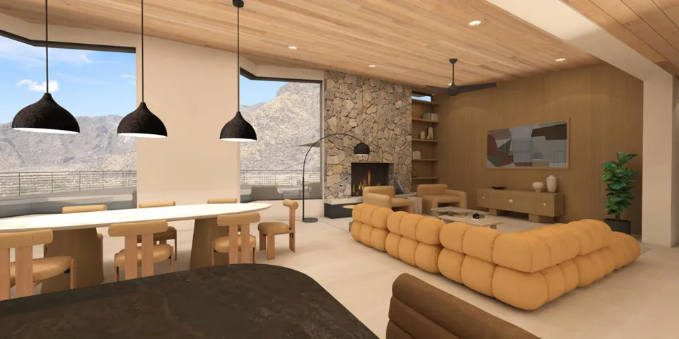 Dining and Living Room
