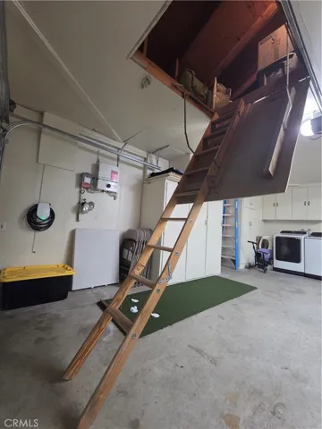 Garage attic/stock room