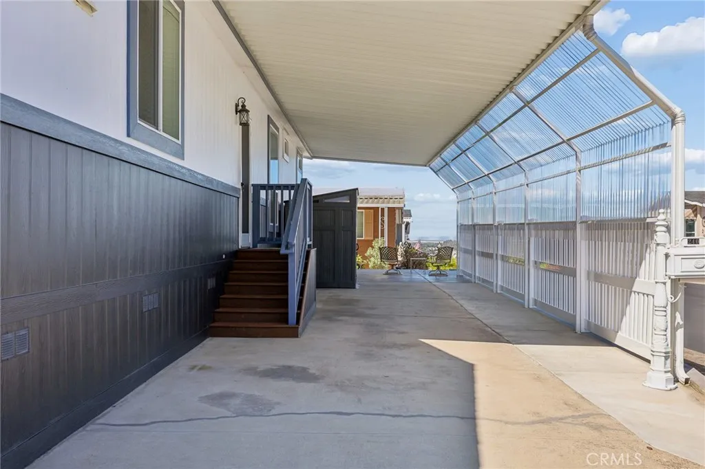 Carport/Patio with ocean views