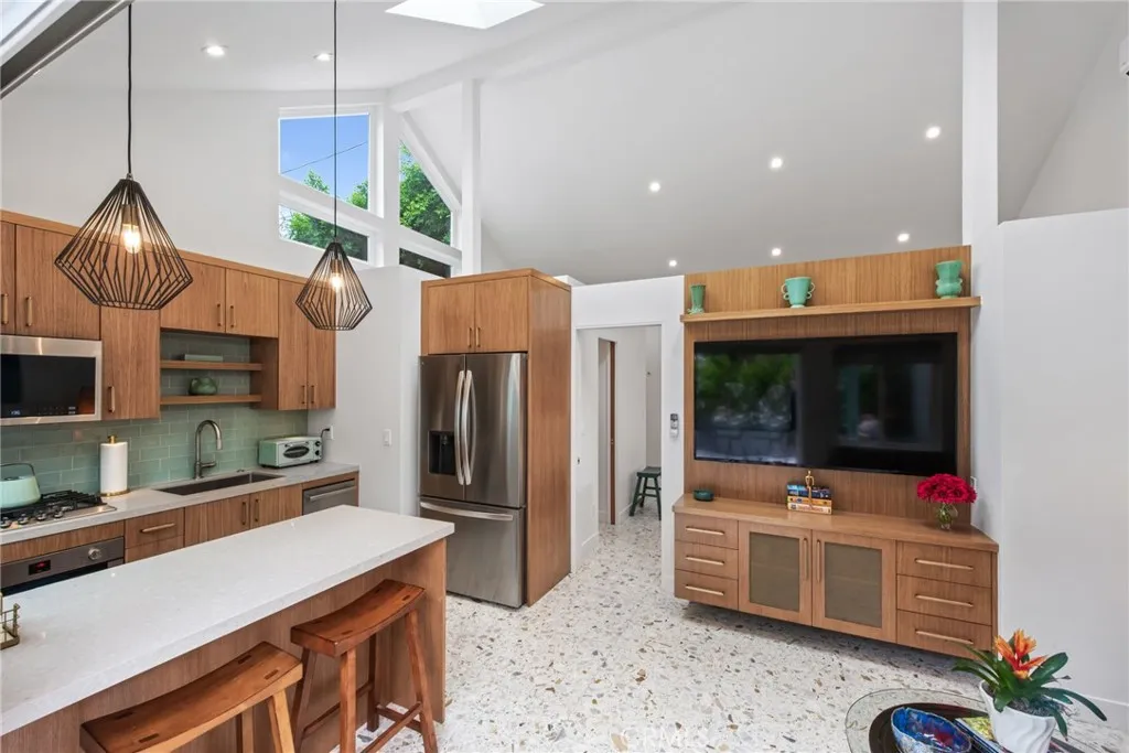 Kitchen and living room
