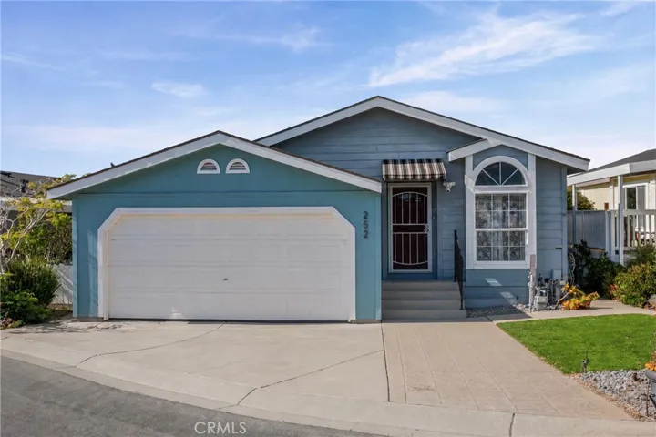 Front of Home with attached 2 car garage