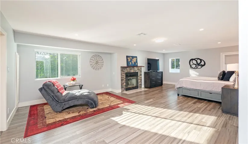 Primary suite over 500 square foot