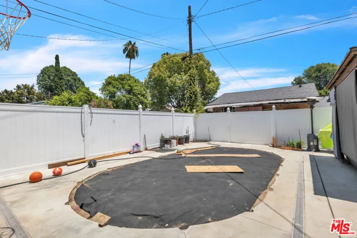 Back Yard Filled Pool
