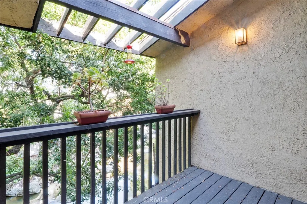 Upstairs deck/patio.
