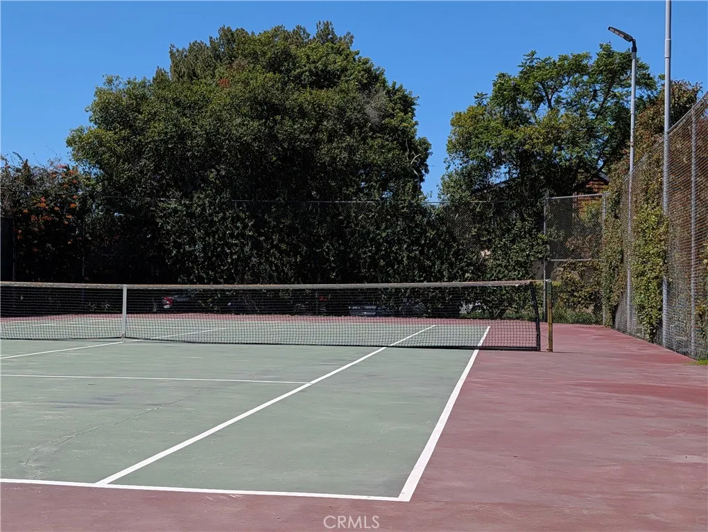 Two tennis courts.