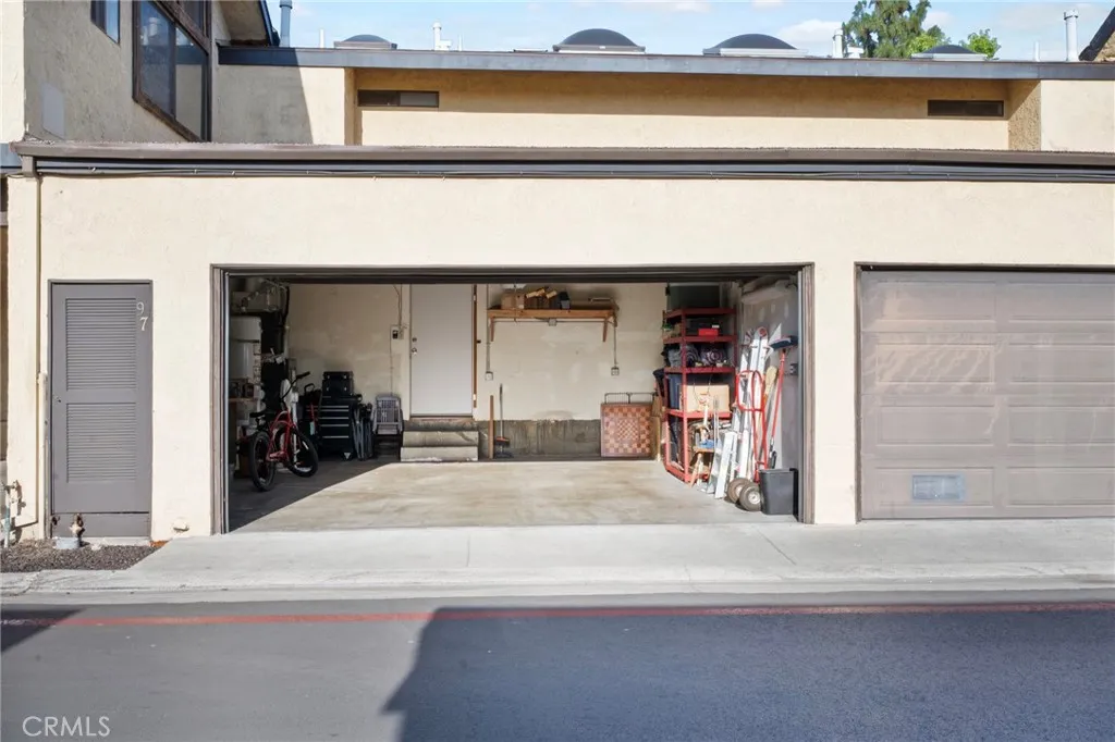 LARGE 2-car garage, with laundry, and room for additional storage.