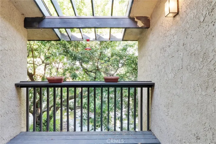 Upstairs deck/patio.