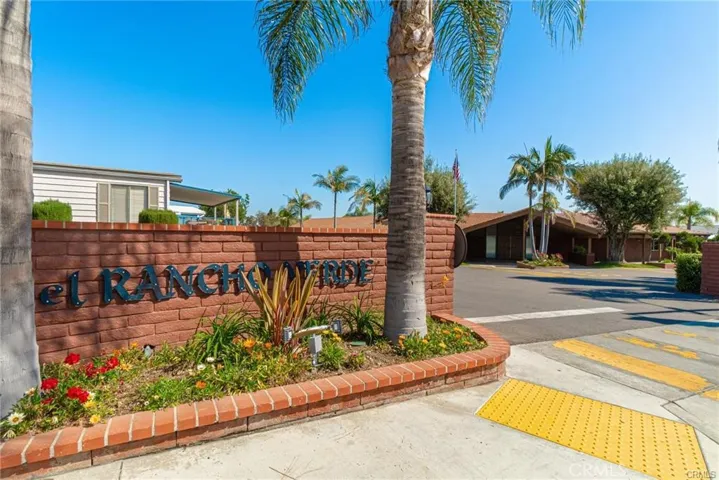 El Rancho Verde Entrance.