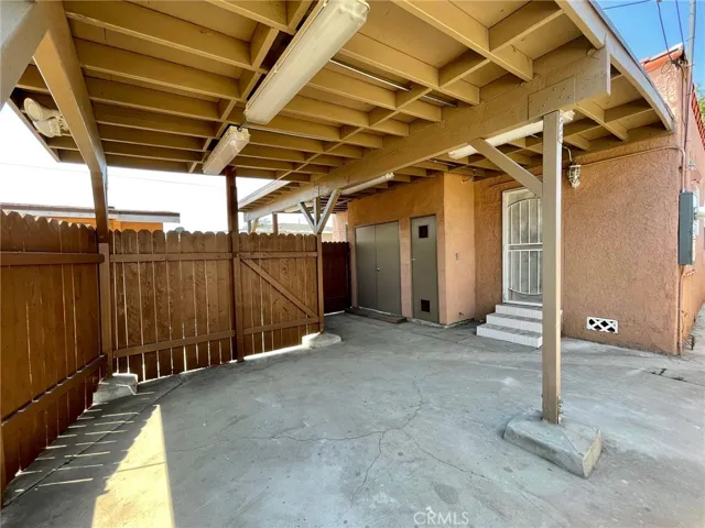 Patio in the rear
