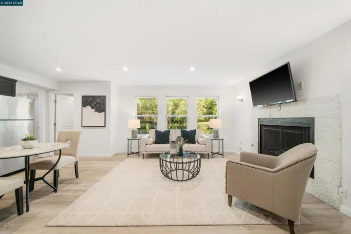Lower level living area