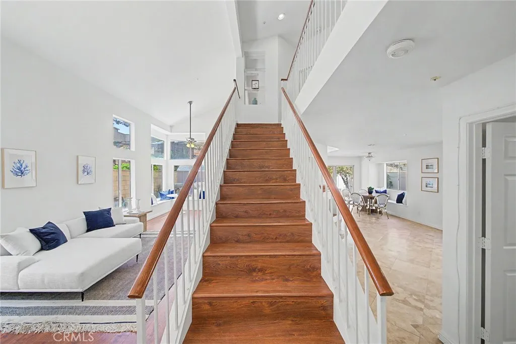 Stylish custom wood staircase with quality craftsmanship