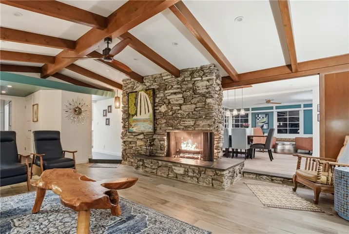Although updated throughout, this beautiful home has retained its mid-century character with clean simple lines and rich natural materials.