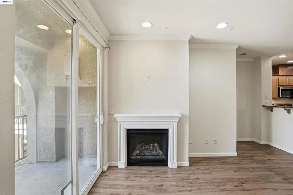 Fireplace in living room