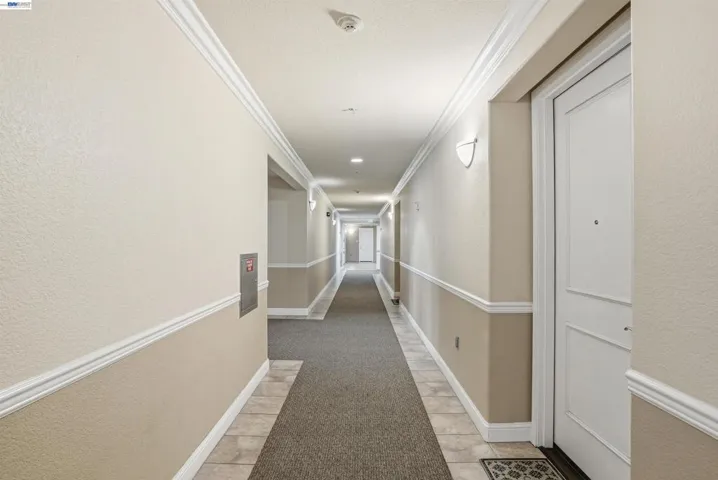 Hallway in from of unit door