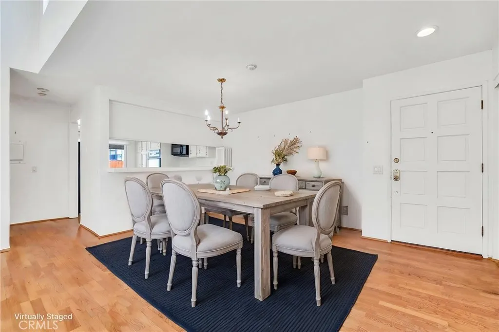 Virtually staged Dining Area