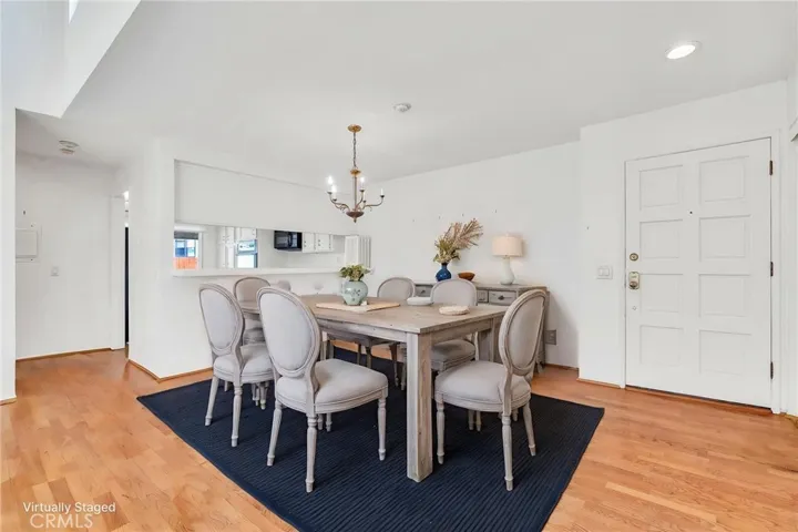Virtually staged Dining Area