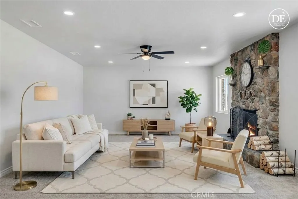 AI enhanced with furniture and decor.