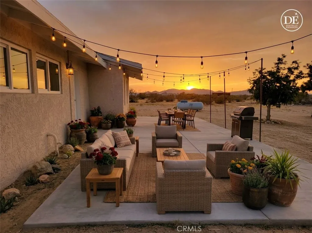 AI enhanced- back porch