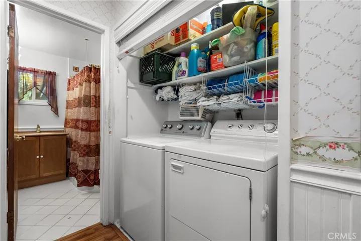 Indoor Laundry Area
