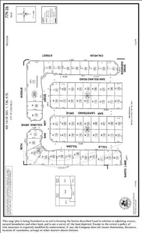 San Rey Map