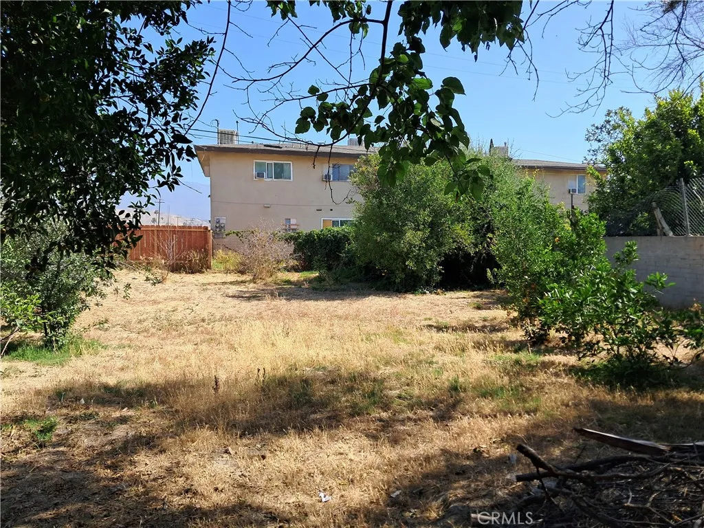Large yard.