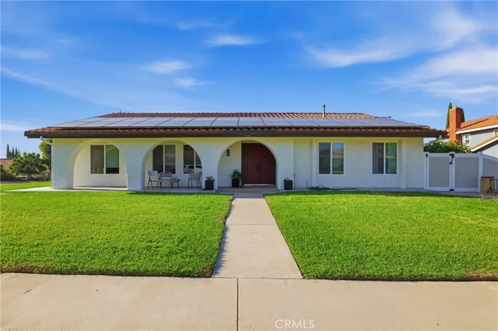 Front yard with Solar