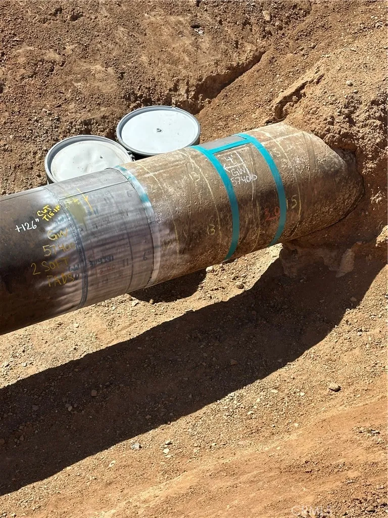 pipe SWG put through easment of property