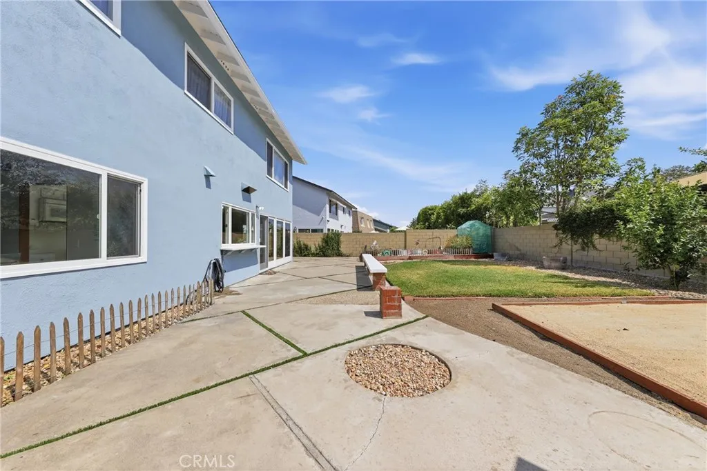 Large backyard