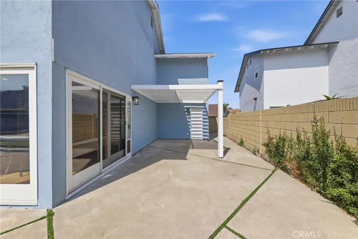 Spacious patio area