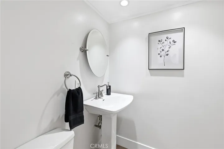 Downstairs half bath